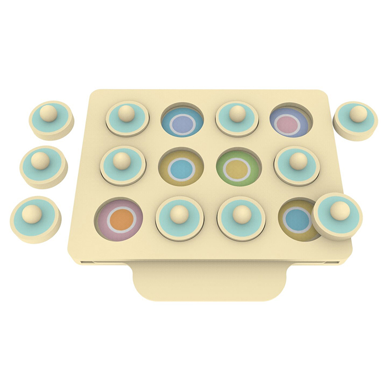 Wooden Parent-child Interaction Memory Game Puzzle Toy-image